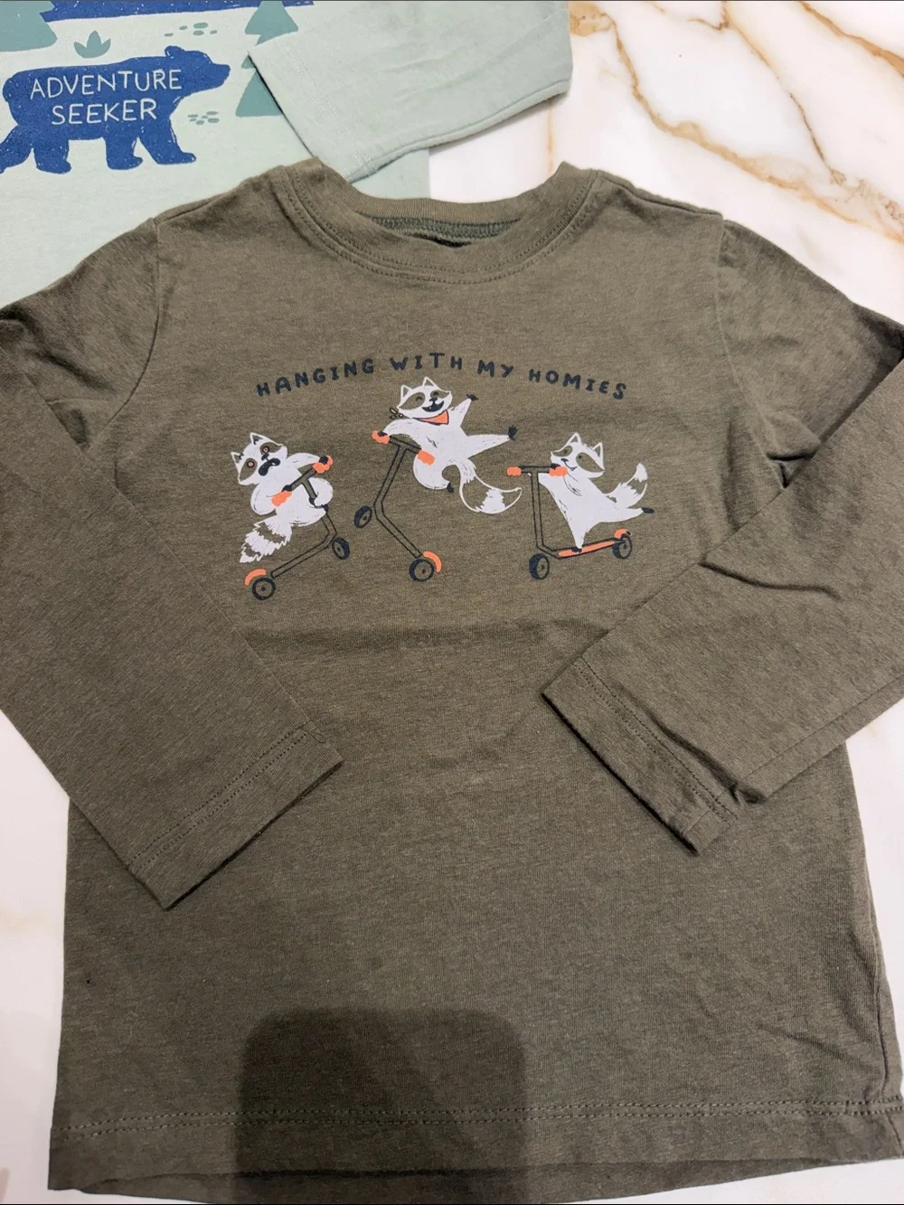 Oshkosh Adventure Seeker & Scooter Pup Long-Sleeve Kids Shirts 2T